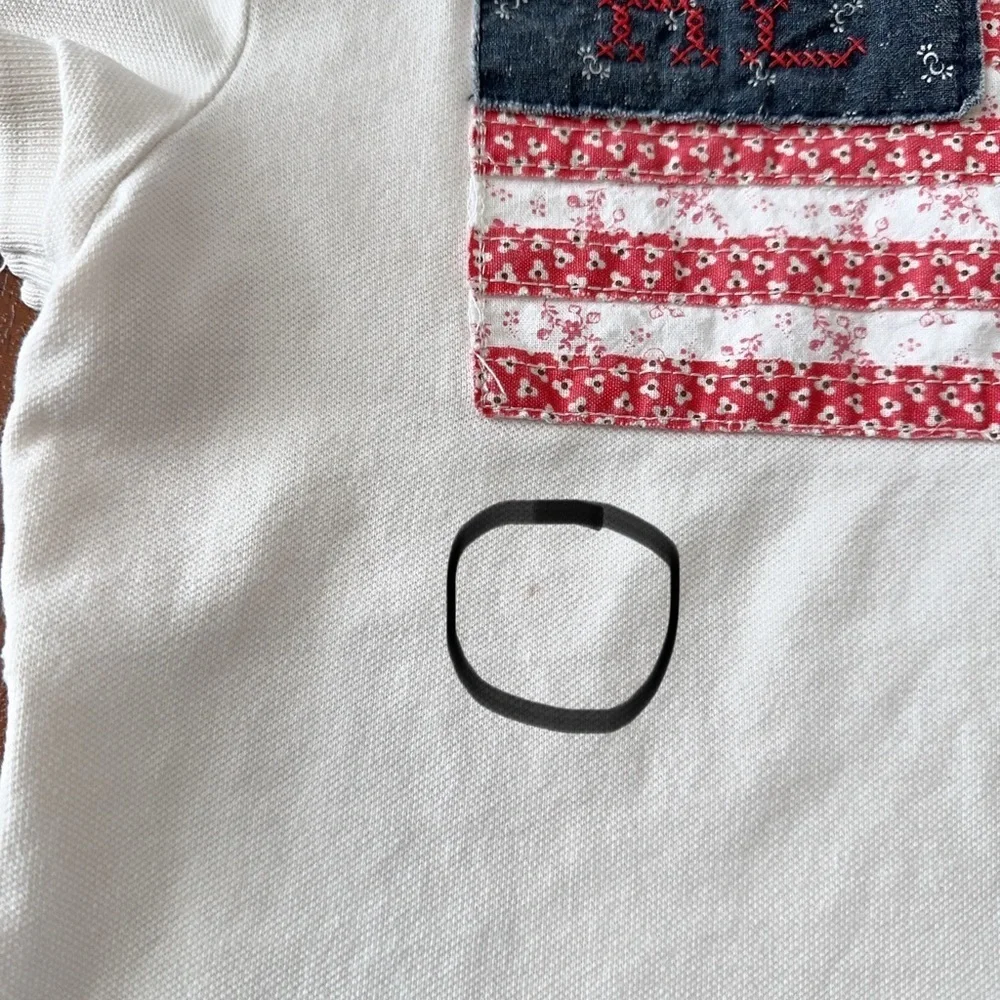 Ralph Lauren Kids Polo Shirt in White with Blue Logo